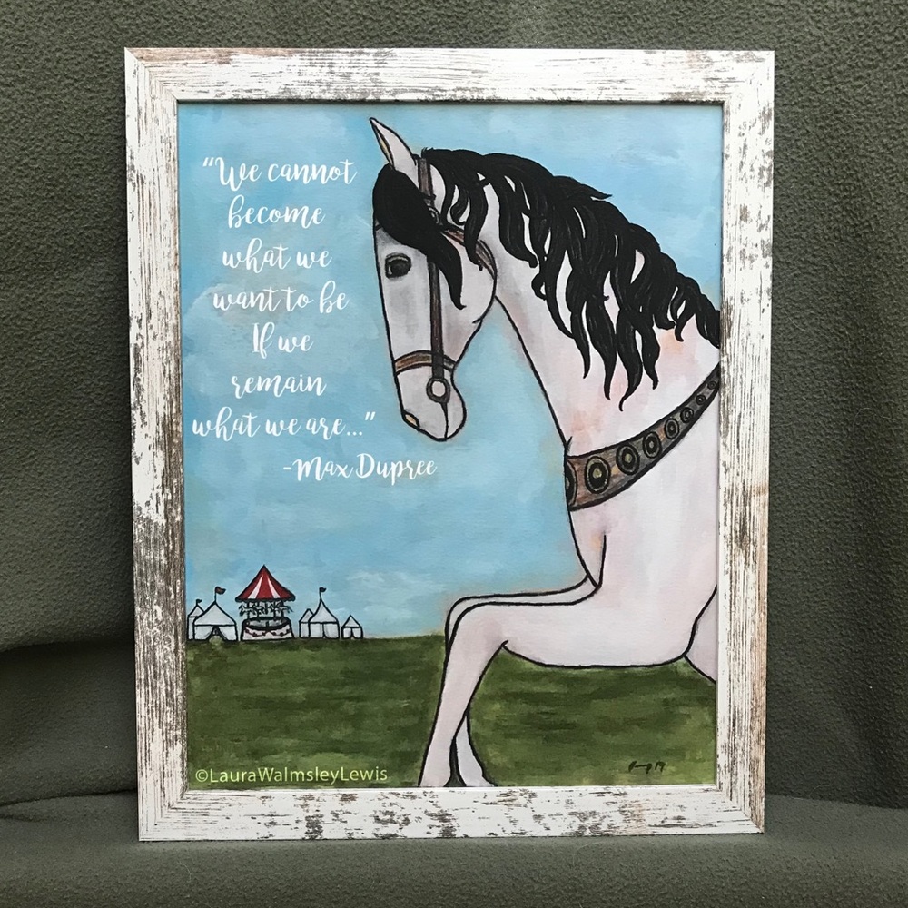 Horse Inspirational Print Wall Art/Decor